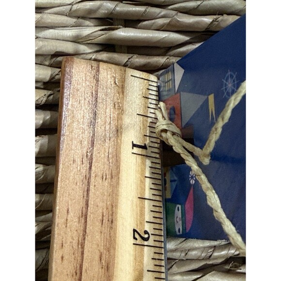 Suzy Ultman 2015 Folk Art Ornament Whimsical Retro Inspired Modern Fox Santa - Picture 9 of 9